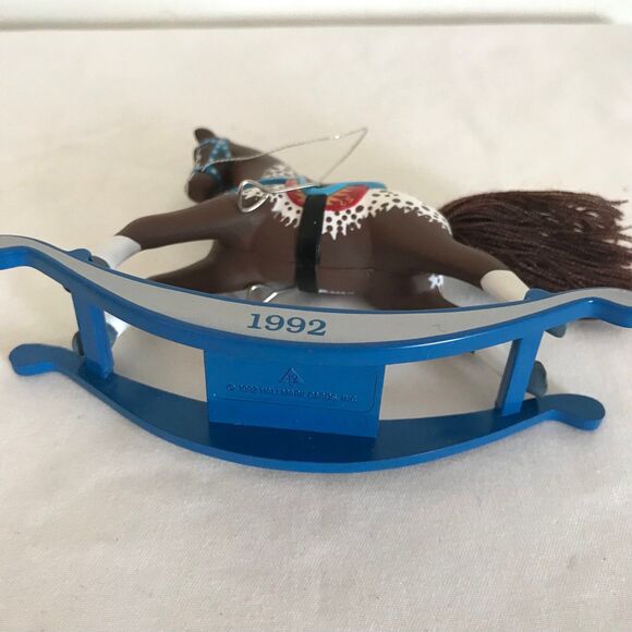 VTG Hallmark Keepsake Collector Series Ornament 1992 Rocking Horse - Picture 8 of 9